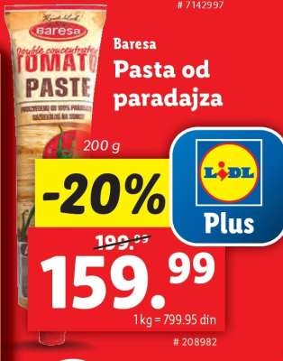 Baresa Pasta od paradajza