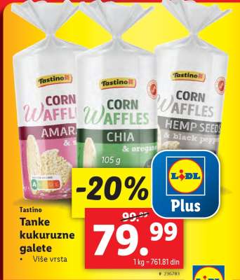Tastino Tanke kukuruzne galete