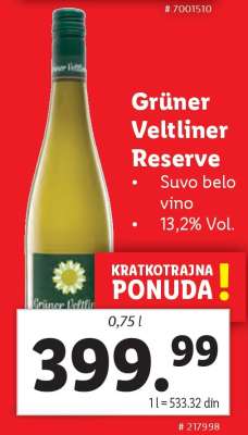 Grüner Veltliner Reserve