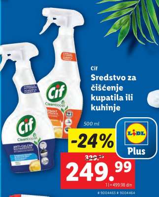 Cif Sredstvo za čišćenje kupatila ili kuhinje