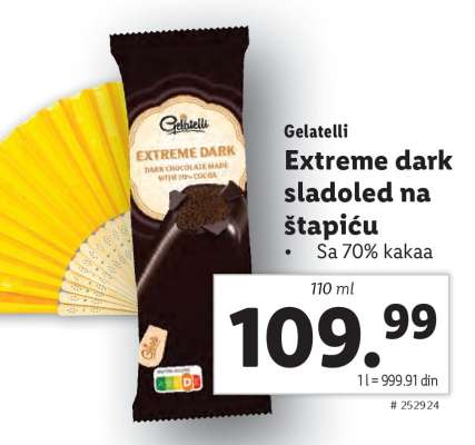 Extreme dark sladoled na štapiću
