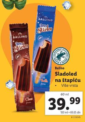 Ballino Sladoled na štapiću