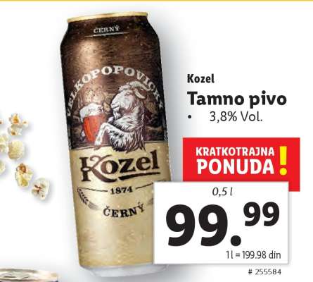 Kozel Tamno pivo