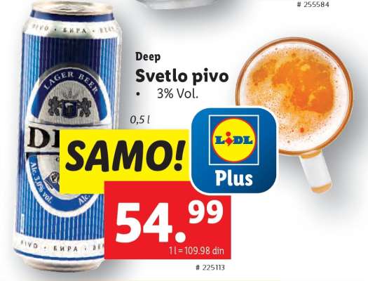 Deep Svetlo pivo