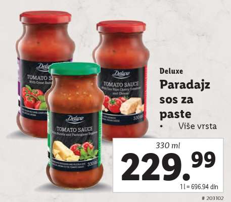 Deluxe Paradajz sos za paste