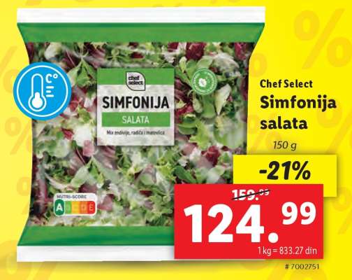 Chef Select Simfonija salata
