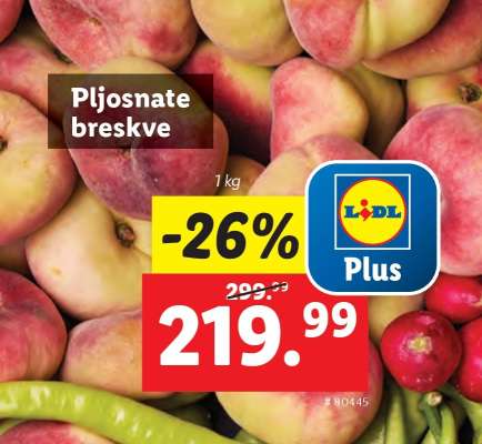 Pljosnate breskve