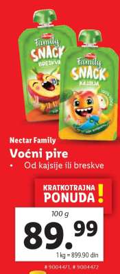 Nectar Family Voćni pire