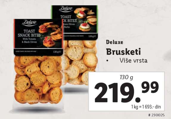 Deluxe Brusketi
