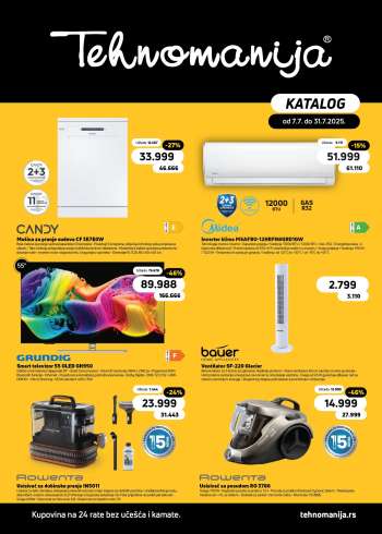 Tehnomanija katalog - 07.07.2025 - 31.07.2025.