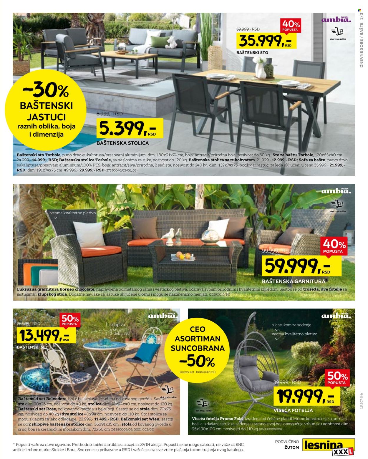 Lesnina XXXL katalog - 14.07.2025 - 03.08.2025. Stranica 3