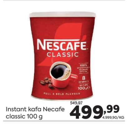 Instant kafa Necafe classic 100 g