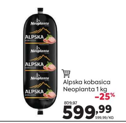 Alpska kobasica Neoplanta 1 kg