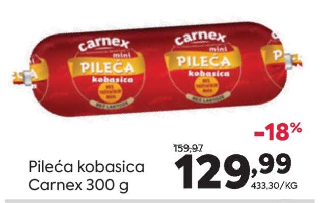 Pileća kobasica Carnex 300 g