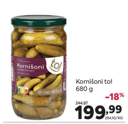 Kornišoni TO!