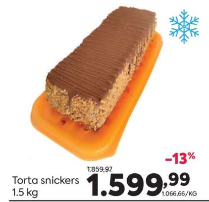 Torta snickers