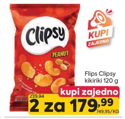 Flips Clipsy kikiriki 120 g