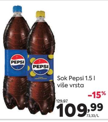 Sok Pepsi 1.5 l više vrsta