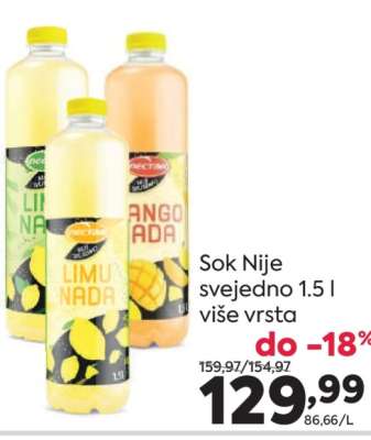 Sok Nije svejedno 1.5 l, više vrsta