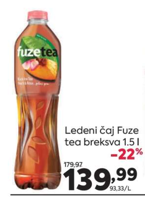 Ledeni čaj Fuze tea breksva 1.5 l