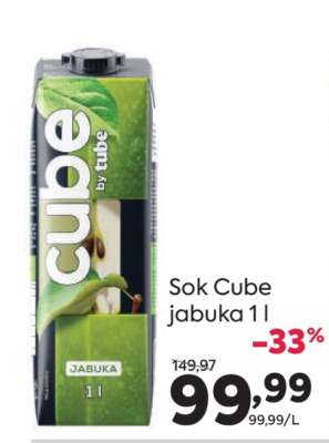 Sok Cube jabuka 1 l