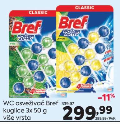 WC osvěživač Bref