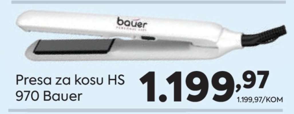 Presa za kosu HS 970 Bauer