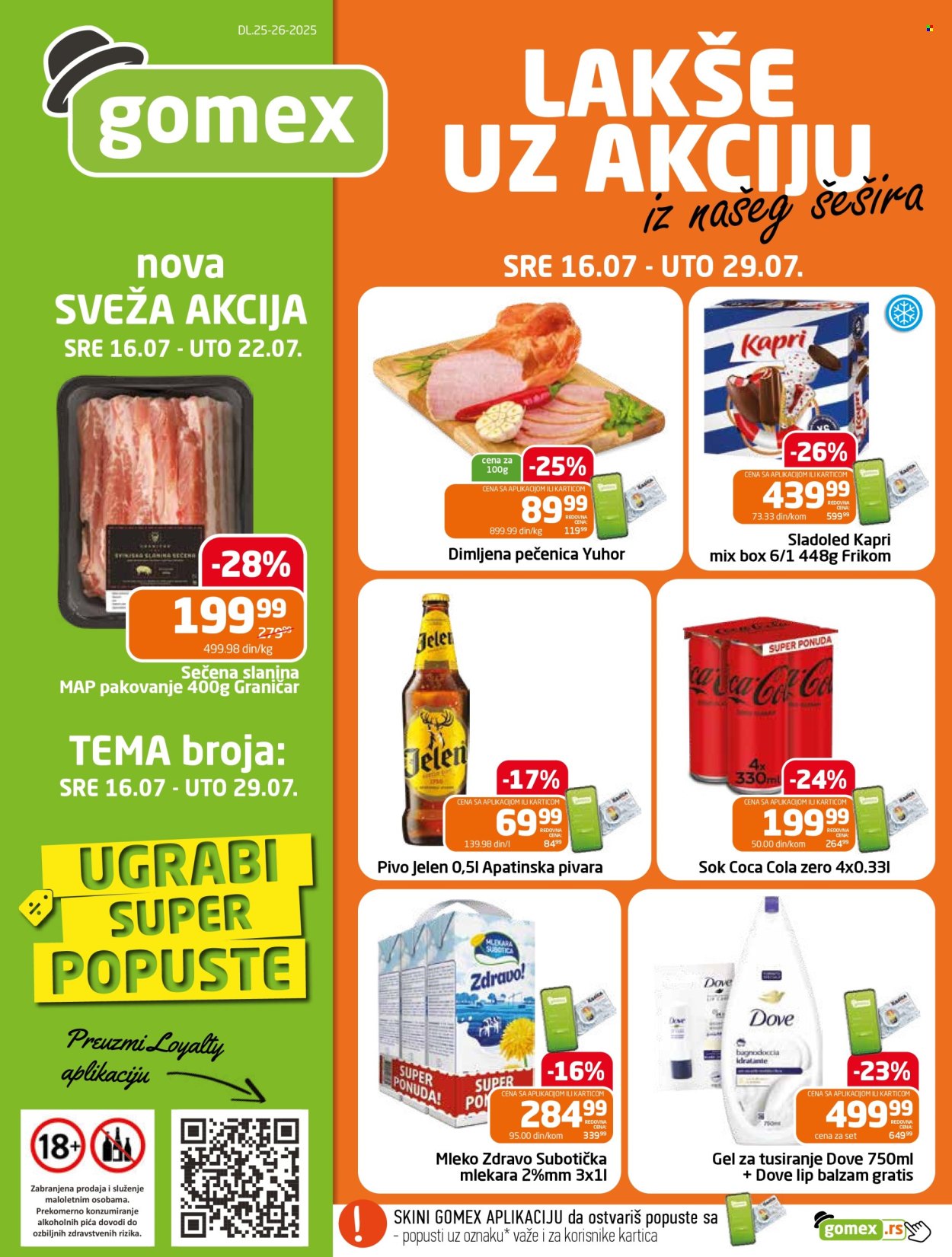 Gomex katalog - 16.07.2025 - 29.07.2025. Stranica 1