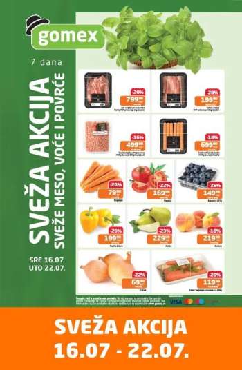 Gomex katalog - 16.07.2025 - 22.07.2025.