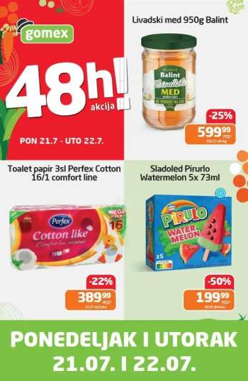 Gomex katalog - 21.07.2025 - 22.07.2025.
