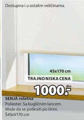 SENJA ROLETNA
