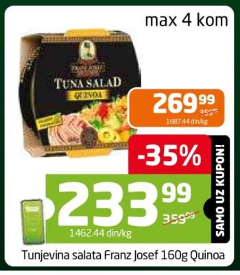 Tunjevina salata Franz Josef 160g Quinoa