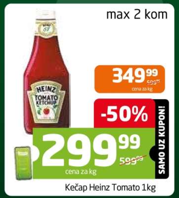 Kečap Heinz Tomato 1kg