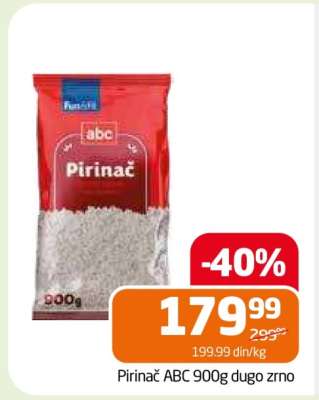 Pirinač ABC 900g dugo zrno