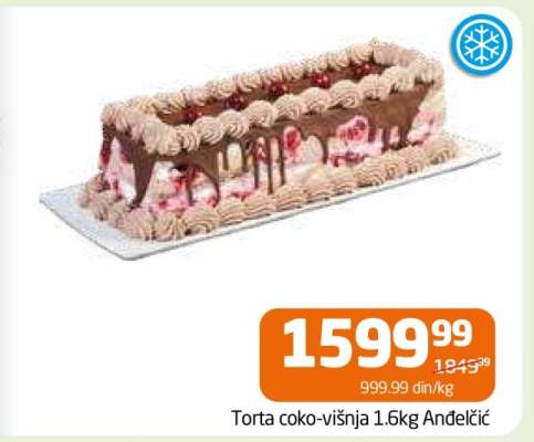 Torta čoko-višnja 1.6kg Anđelić