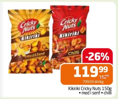 Kikiriki Cricky Nuts 150g
