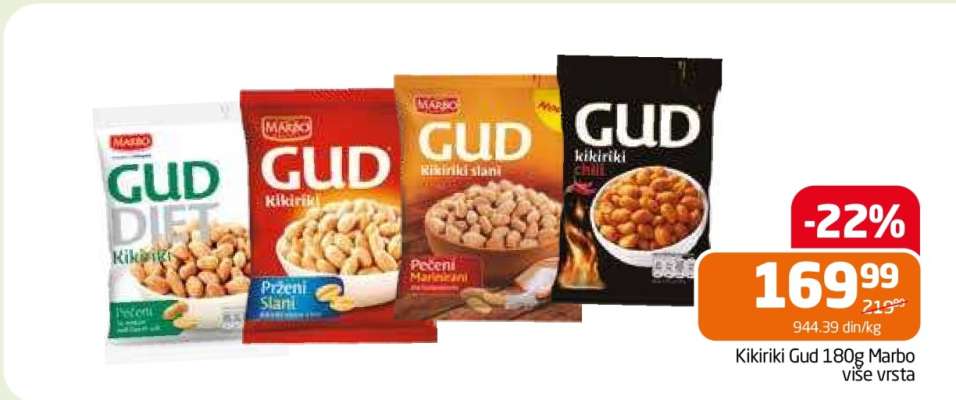 Kikiriki Gud 180g Marbo