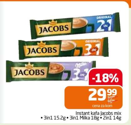 Instant kafa Jacobs mix
