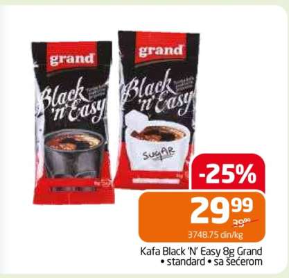 Kafa Black ‘N’ Easy 8g Grand