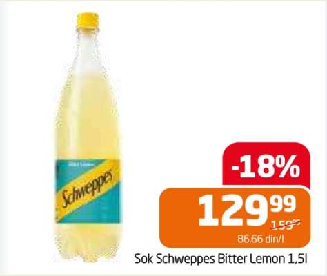Sok Schweppes Bitter Lemon 1,5l