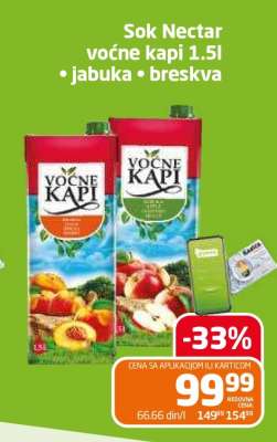 Sok Nectar voćne kapi 1.5l