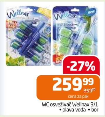 WC osvěživač Wellnax 3/1
