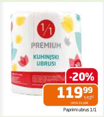 Papirni ubrus 1/1