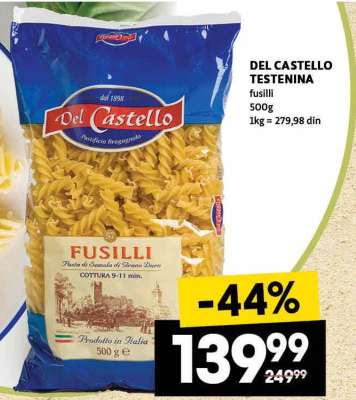 DEL CASTELLO TESTENINA