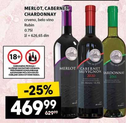 MERLOT, CABERNET, CHARDONNAY