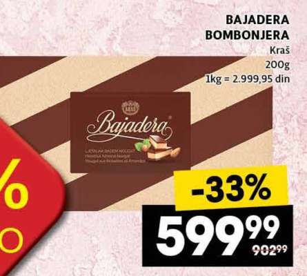BAJADERA BOMBONJERA
