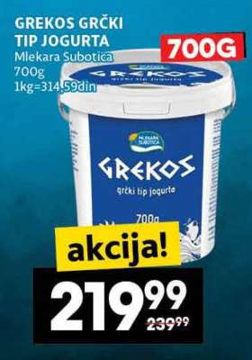 GREKOS GRČKI TIP JOGURTA
