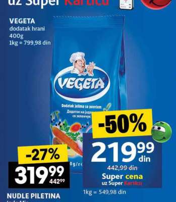 VEGETA dodatak hrani 400g