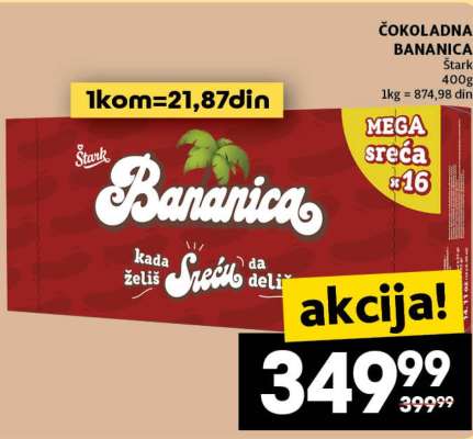 ČOKOLADNA BANANICA