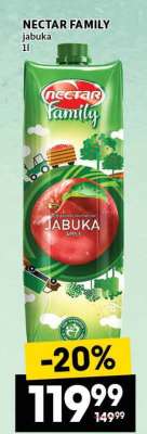 NECTAR FAMILY jabuka 1l